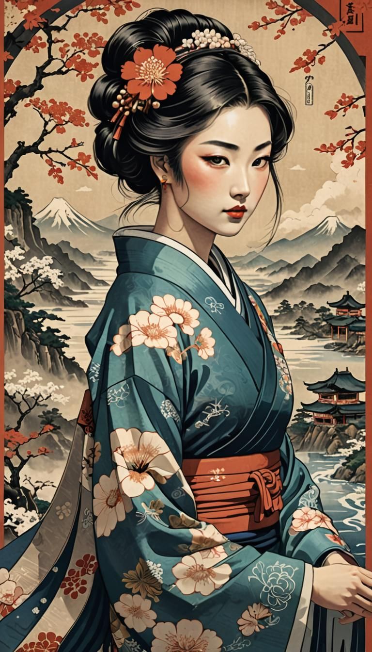 Lady of Bijin-ga  by @MrLove