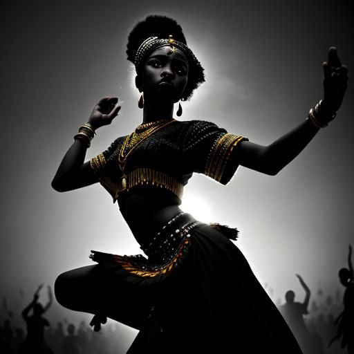 The African Adowa Dance - AI Generated Artwork - NightCafe Creator