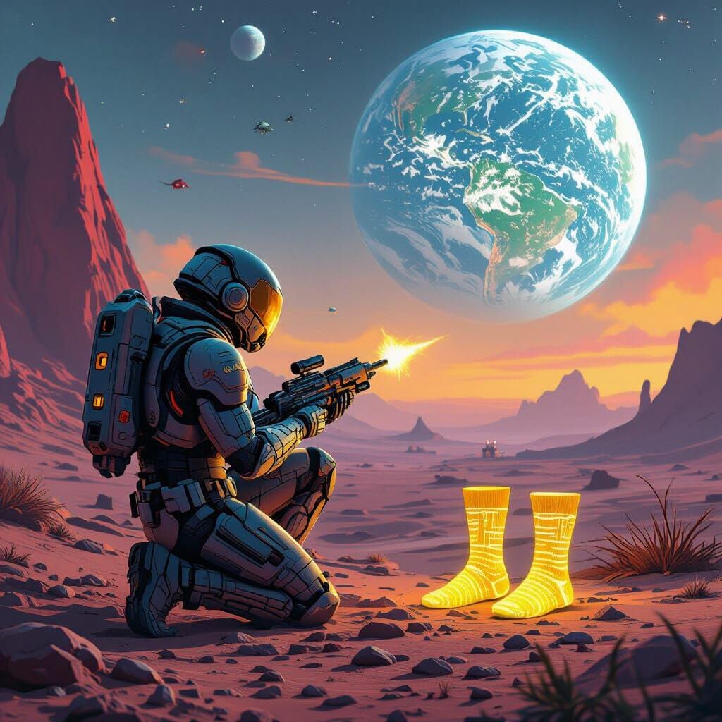 Animated solider(sock challenge)