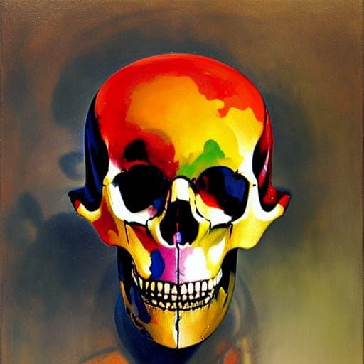 skull from the front