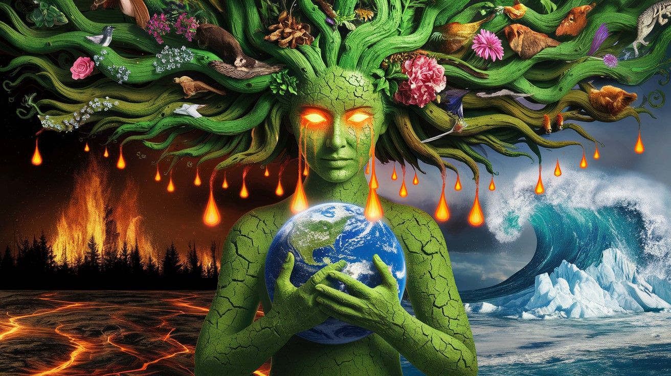 Mother Nature trying to protect the Earth from Global Warmin...