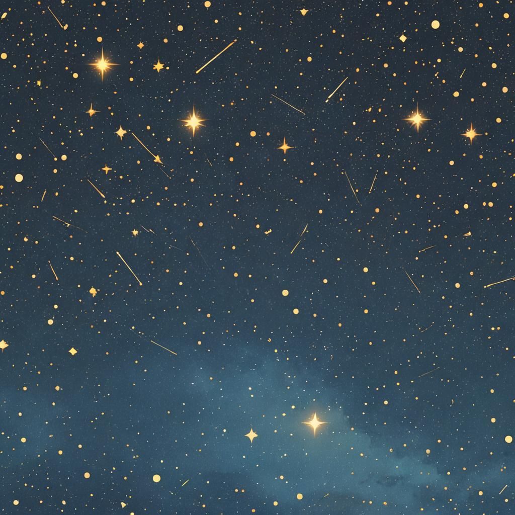 Starry Night Sky: 3D Anime Art