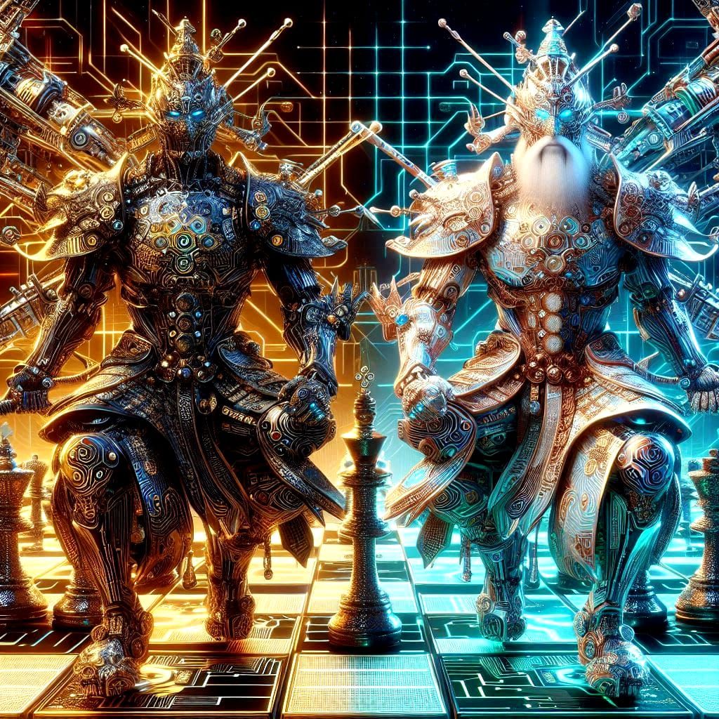 Cyber Chess Battle Warriors