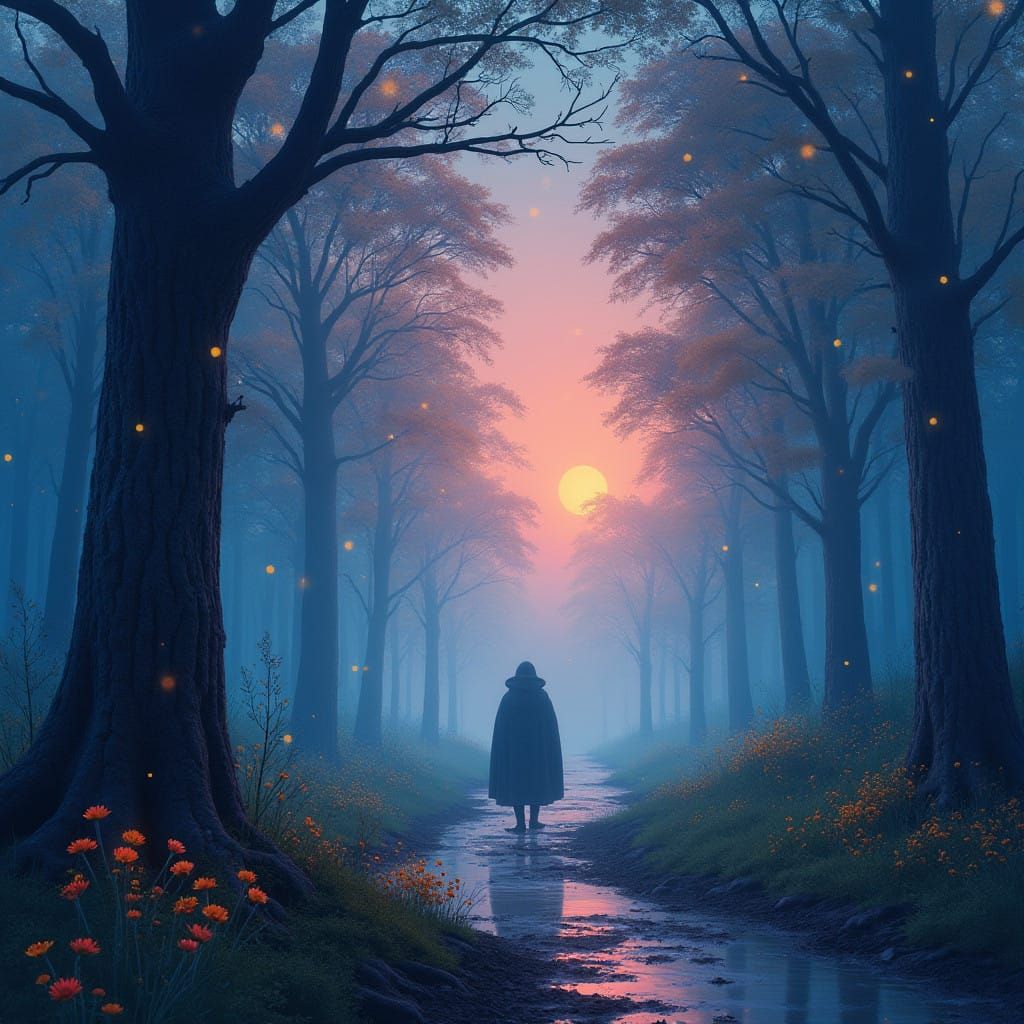 Mystical Forest Twilight Reverie