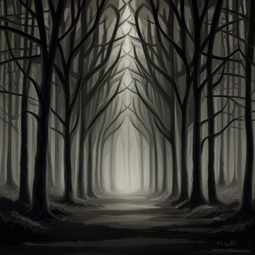 A dark forest