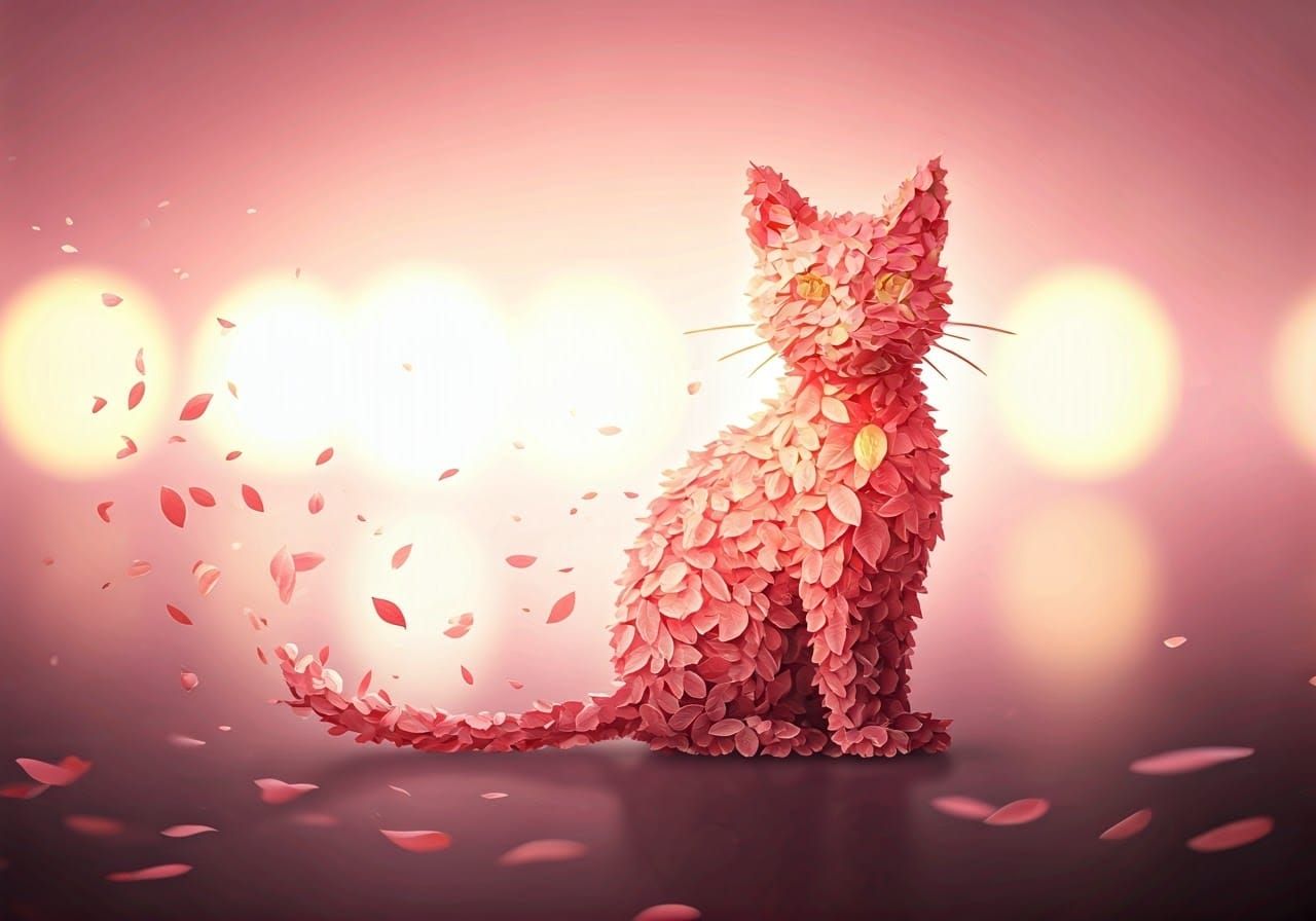 Cherry Blossom Cat: Japanese Contemporary Art