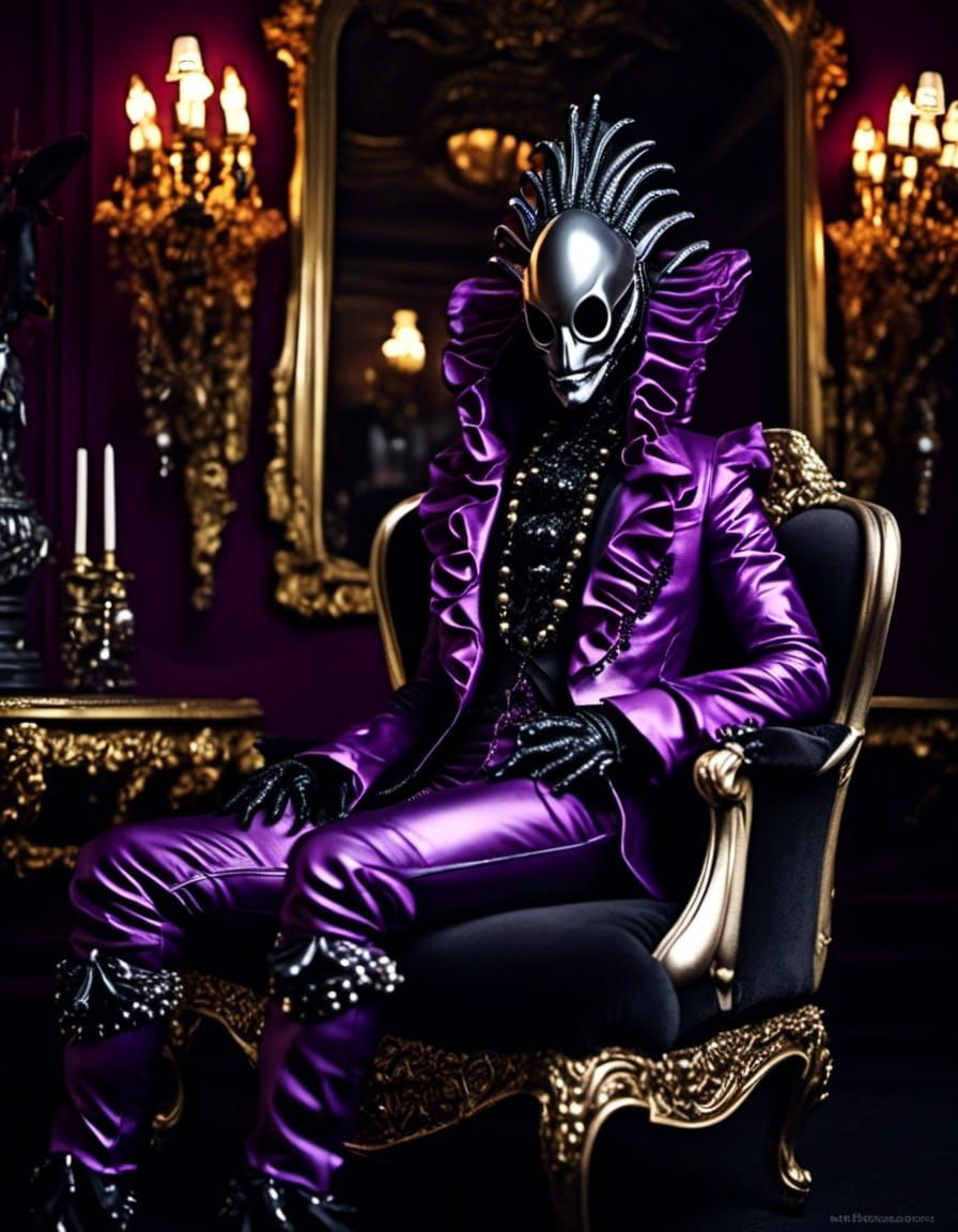 Rococo-Horrorcore Alien Purple