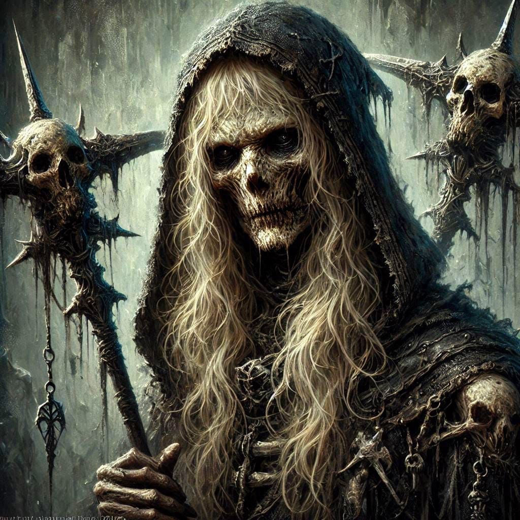 My Dark Fantasy High elf Necromancer