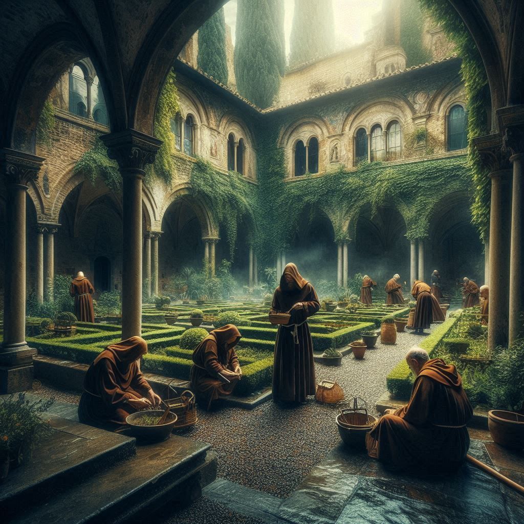 In a Monastery garden 5