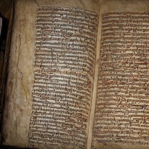 An ancient manuscript