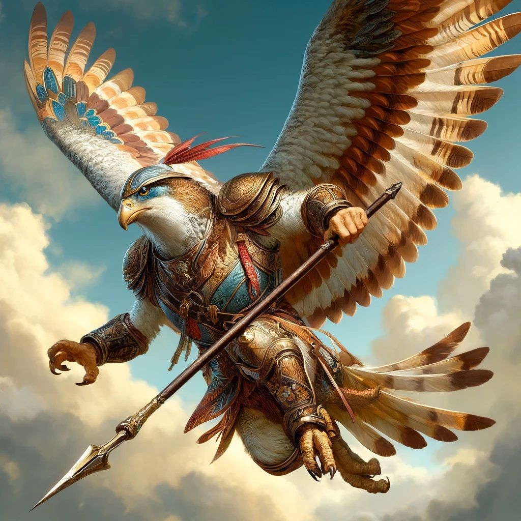 Krarek, Aarakocra Protector of Ragefire Peak