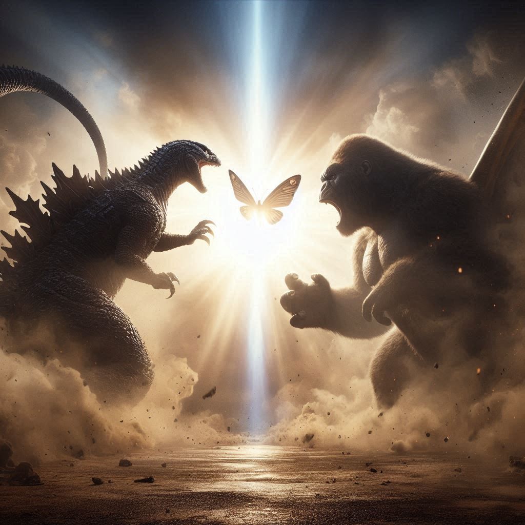 Reenactment of Godzilla X Kong