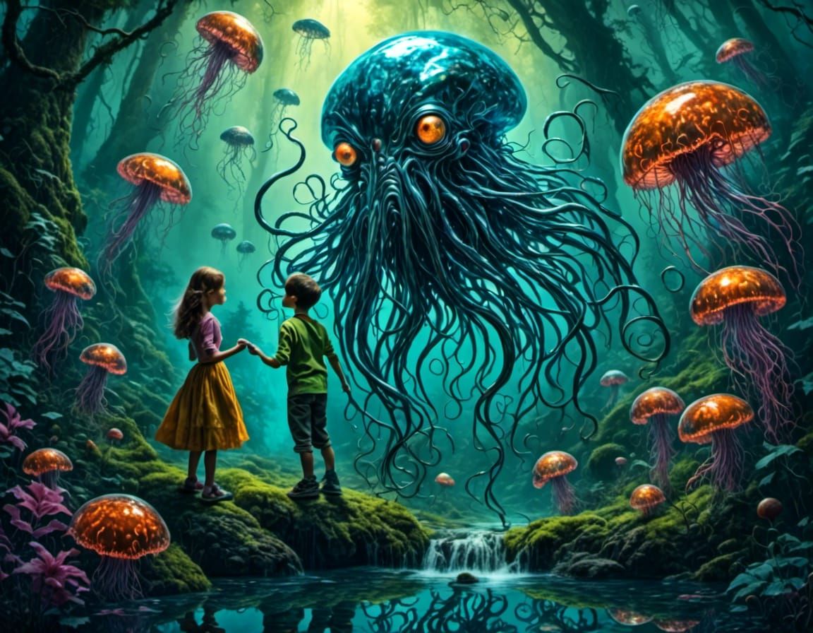 animated extra dimensional visitors