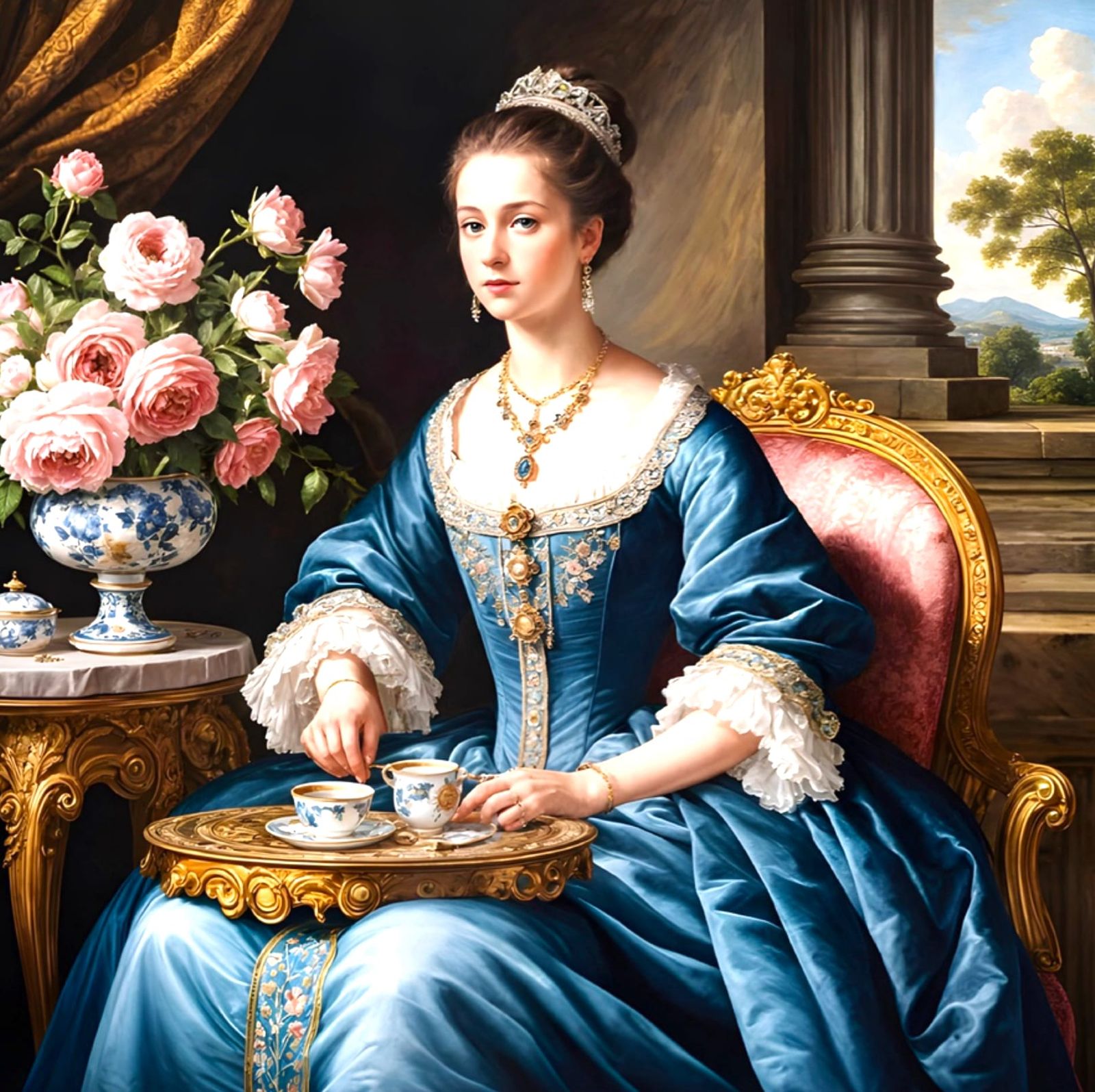 Composure et Élégance : Pensées et Âme Sous une Tenue Élégante