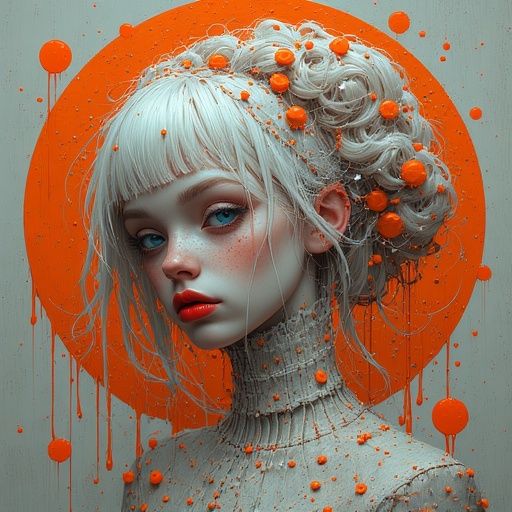Portrait in Orange