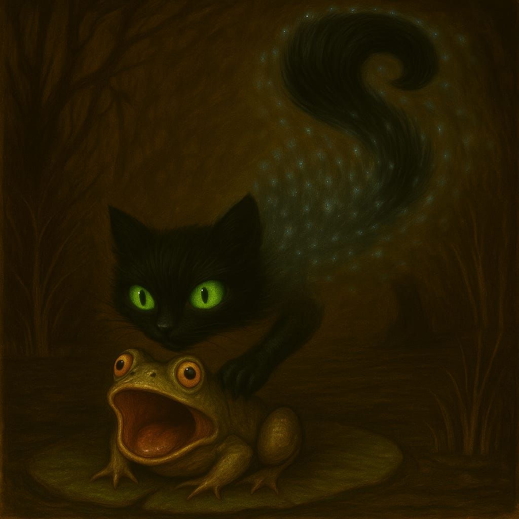 Albus leave the frog alone