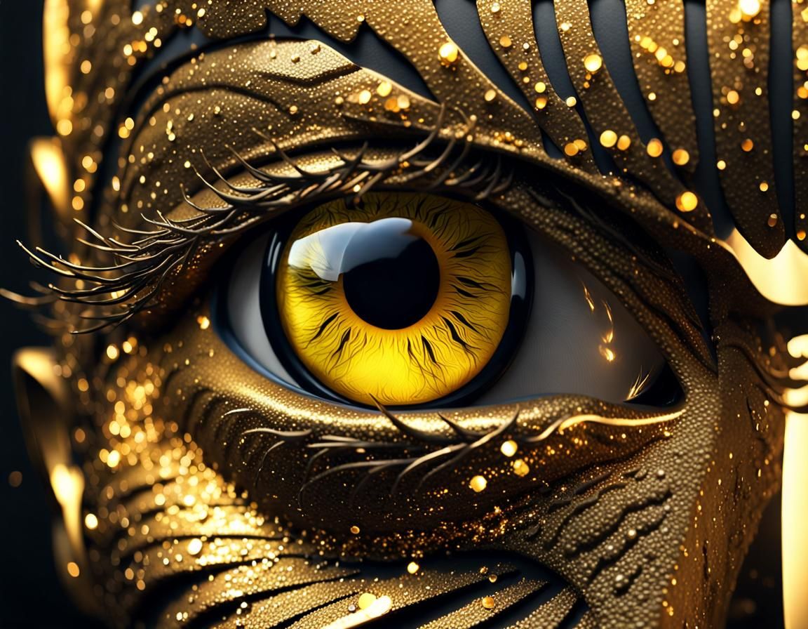 Yellow eyes  by @Fab