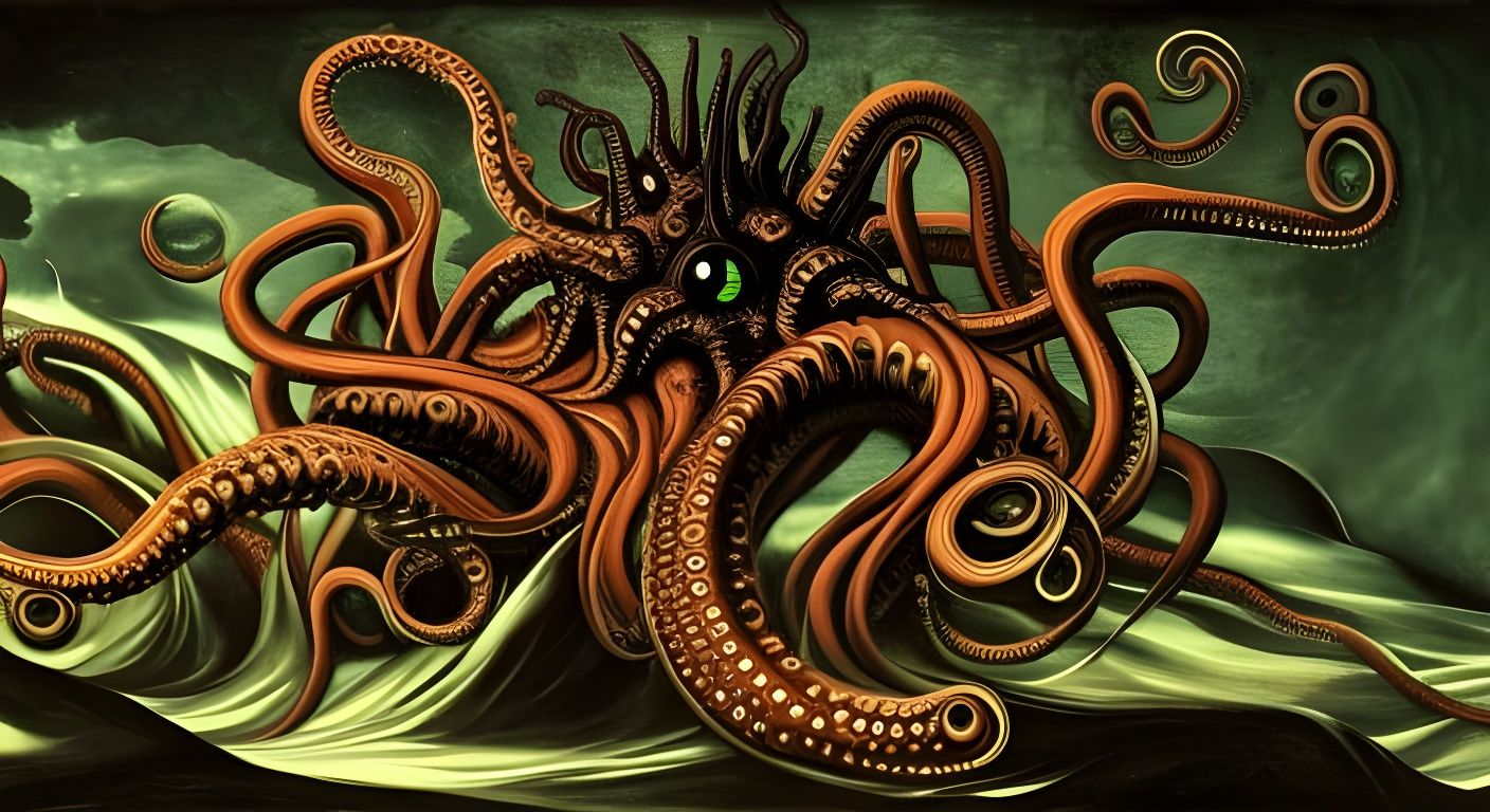 Lovecraftian Entity - AI Generated Artwork - NightCafe Creator