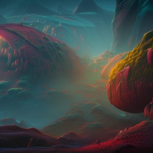 alien landscape