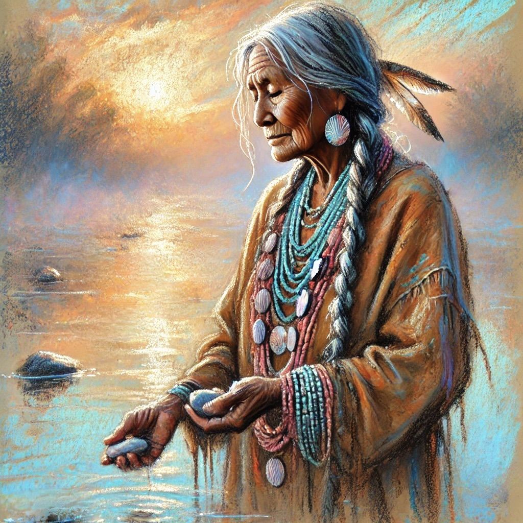 “The Stillness Between the Ripples” - Study in Pastel #2