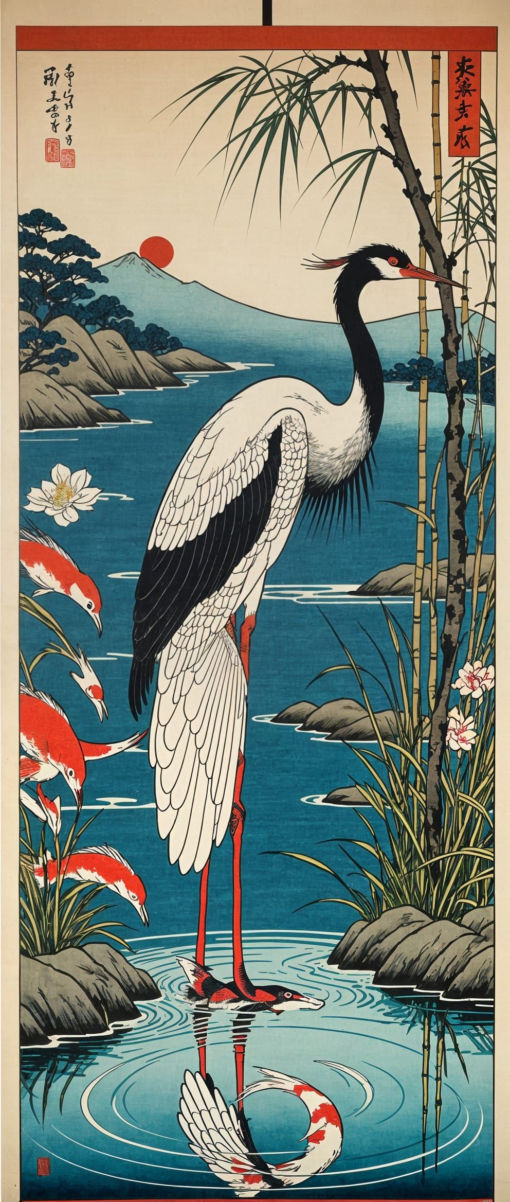 Japanese wall scroll   by @AlsoEddy