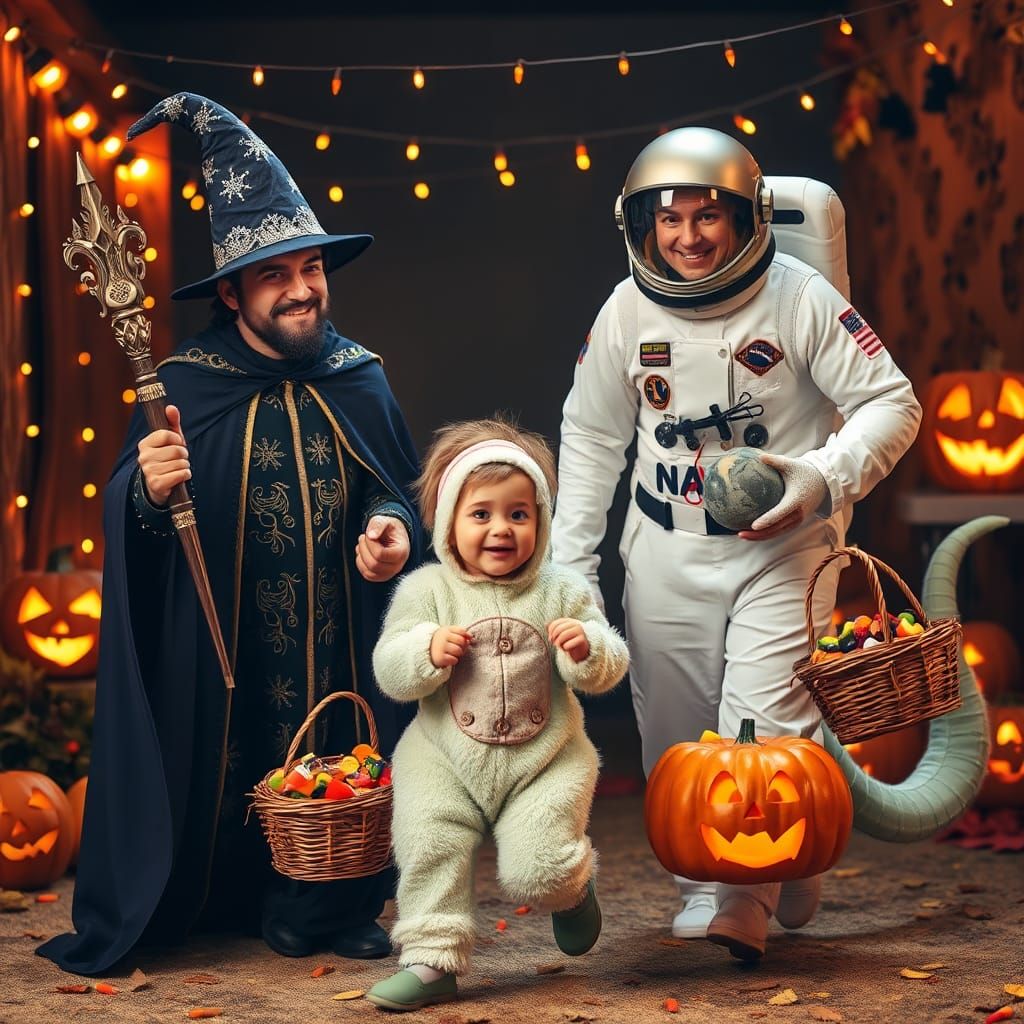 Family Halloween Celebration