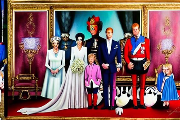 british royal family portrait