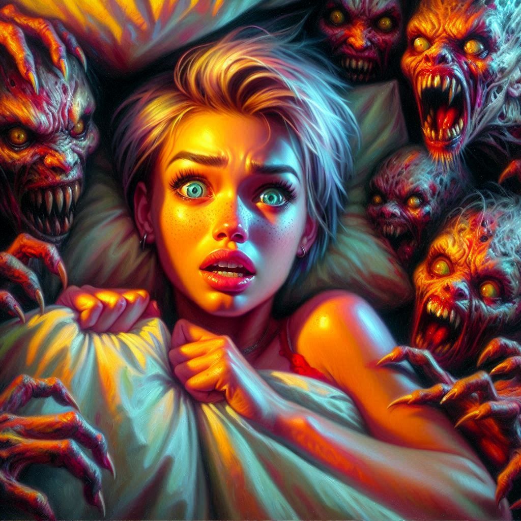 When the nightmares start before sleep