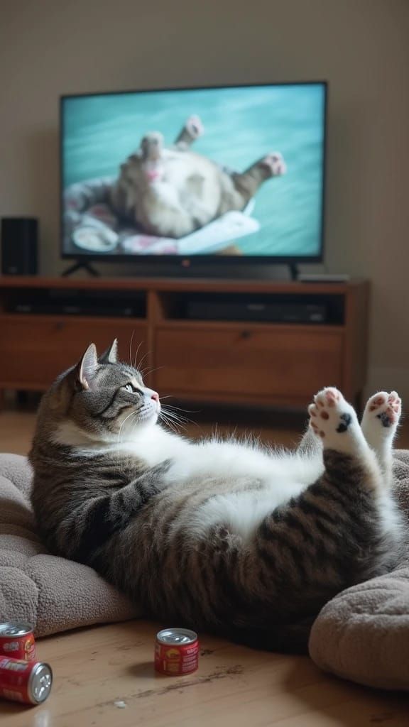 She just keeps replaying an old VHS tape of her falling off a barstool.  She doesn't even watch it. It's irritating.