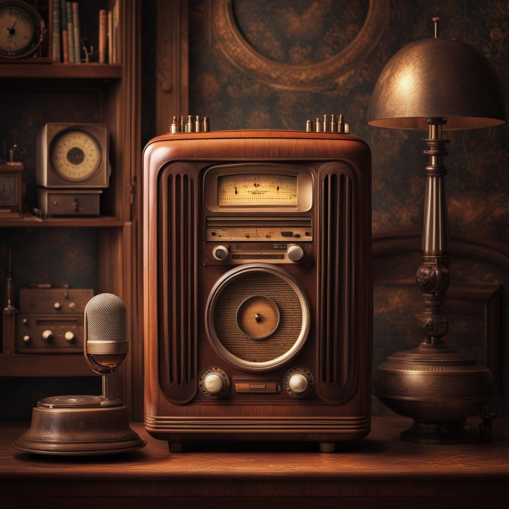 old vintage radio