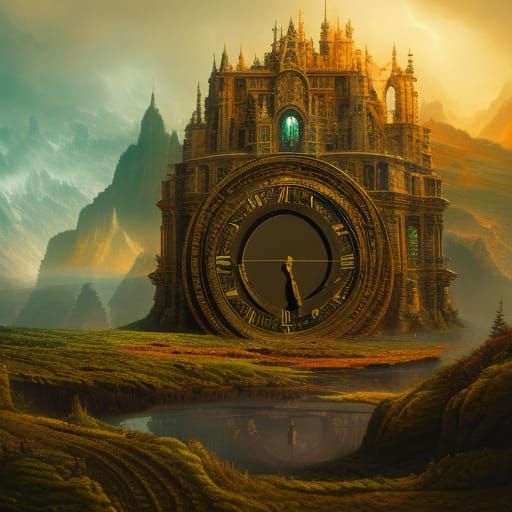 Like a clock whose hands are sweeping past the minutes of its face/ 8k