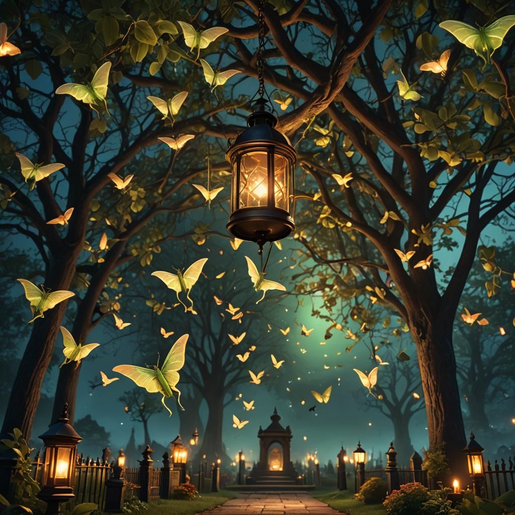 Lanterns attract the Luna, the Luna raise the dead.  by @TaraLynn