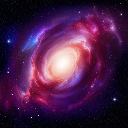 stunning, mystical galaxy starscape, vector. contour - AI Generated ...