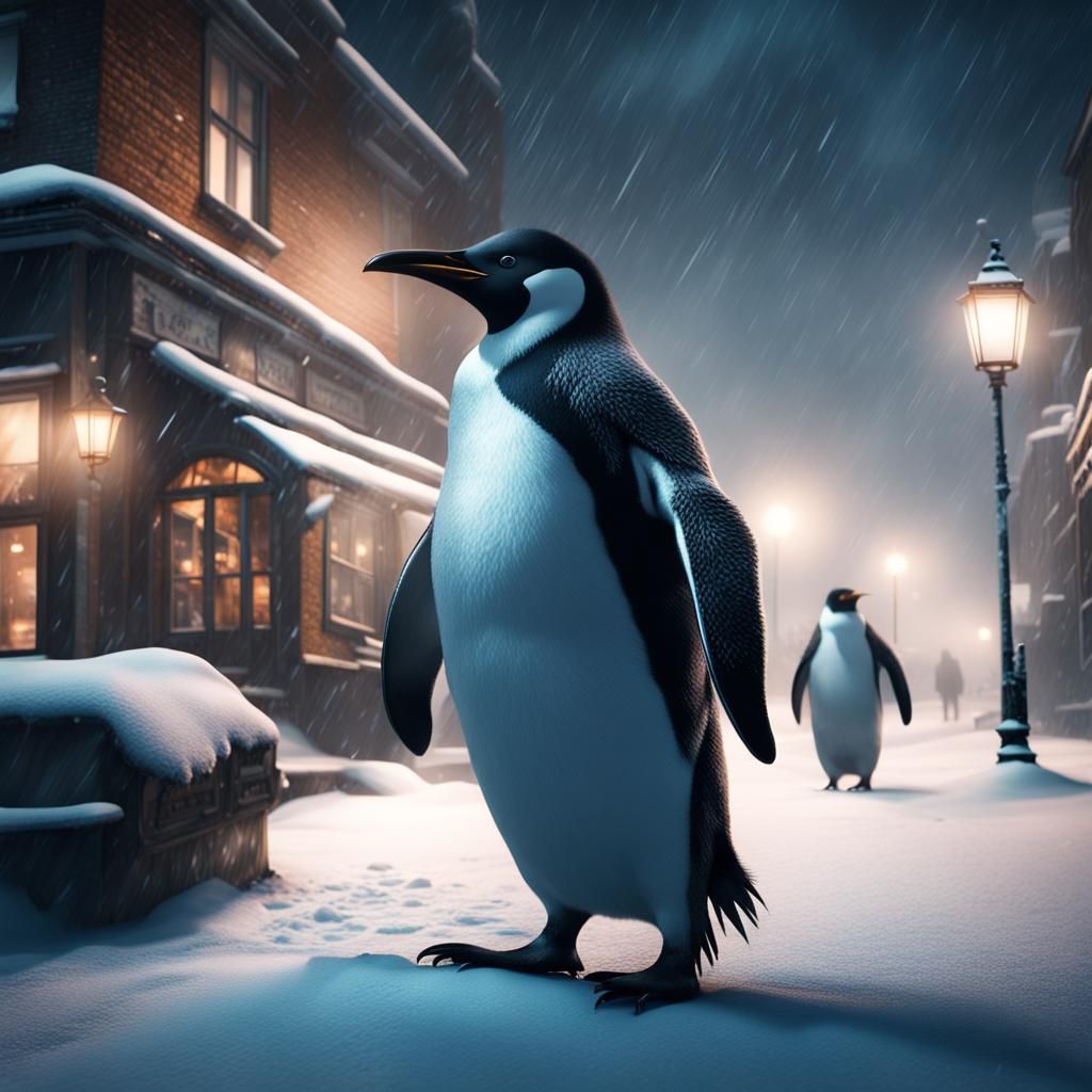 Penguins Walkin' Like They Own This Town