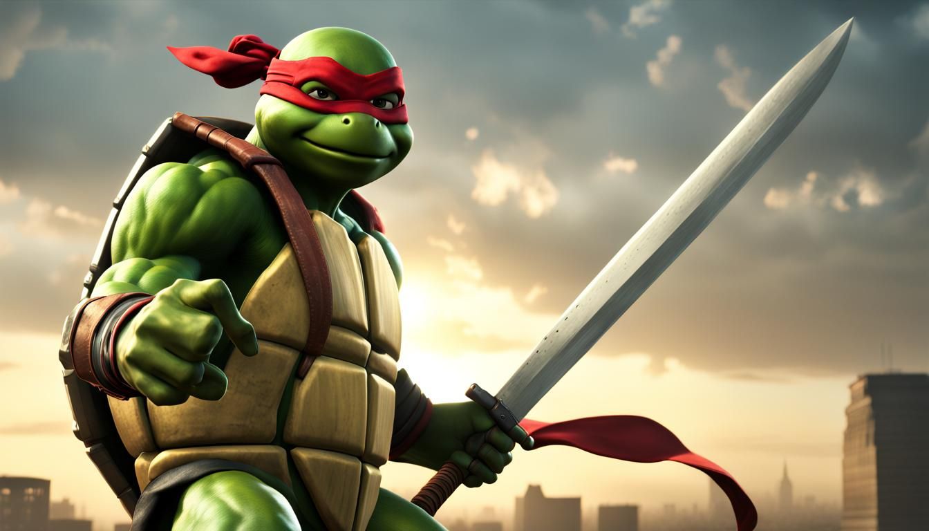 Raphael TMNT - AI Generated Artwork - NightCafe Creator