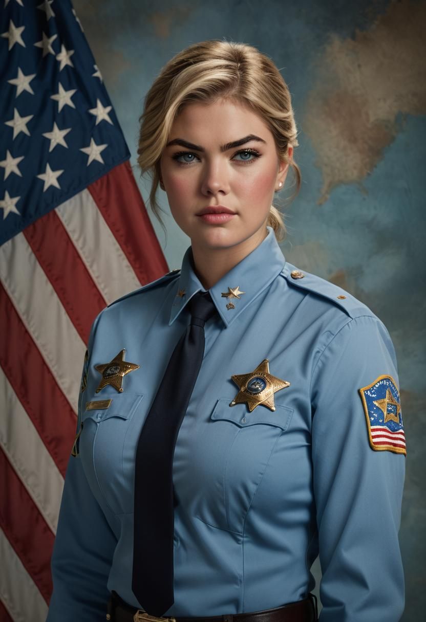 Kate Upton in variant uniform