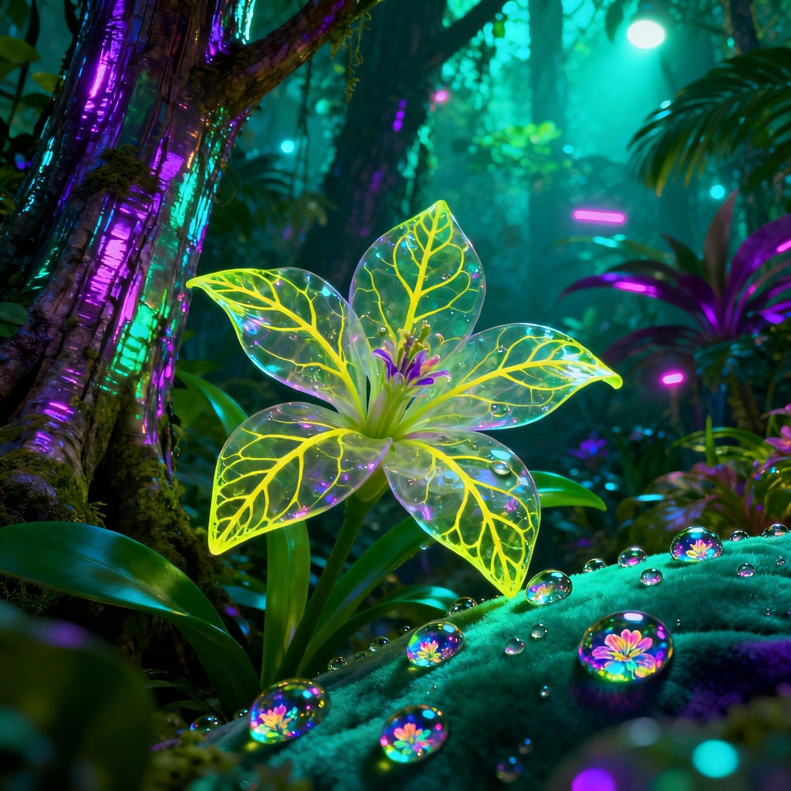 Ultraviolet Jungle  by @Legolas