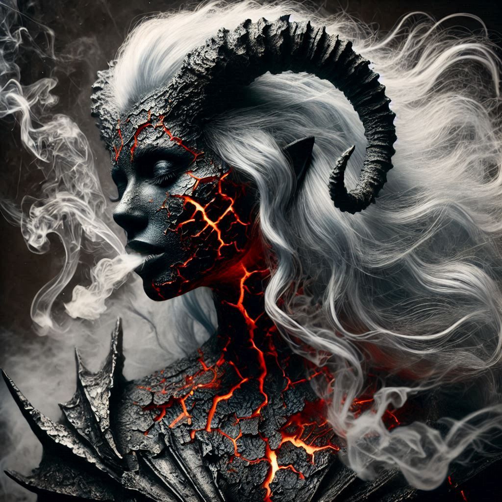Lava Queen  by @Asadrun