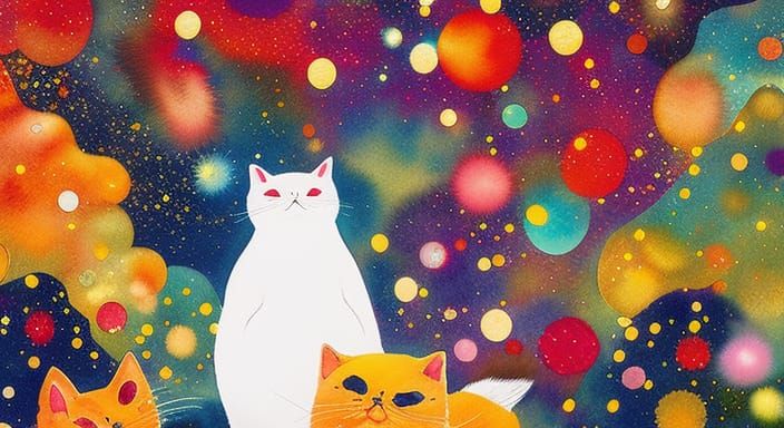 cat sparkles