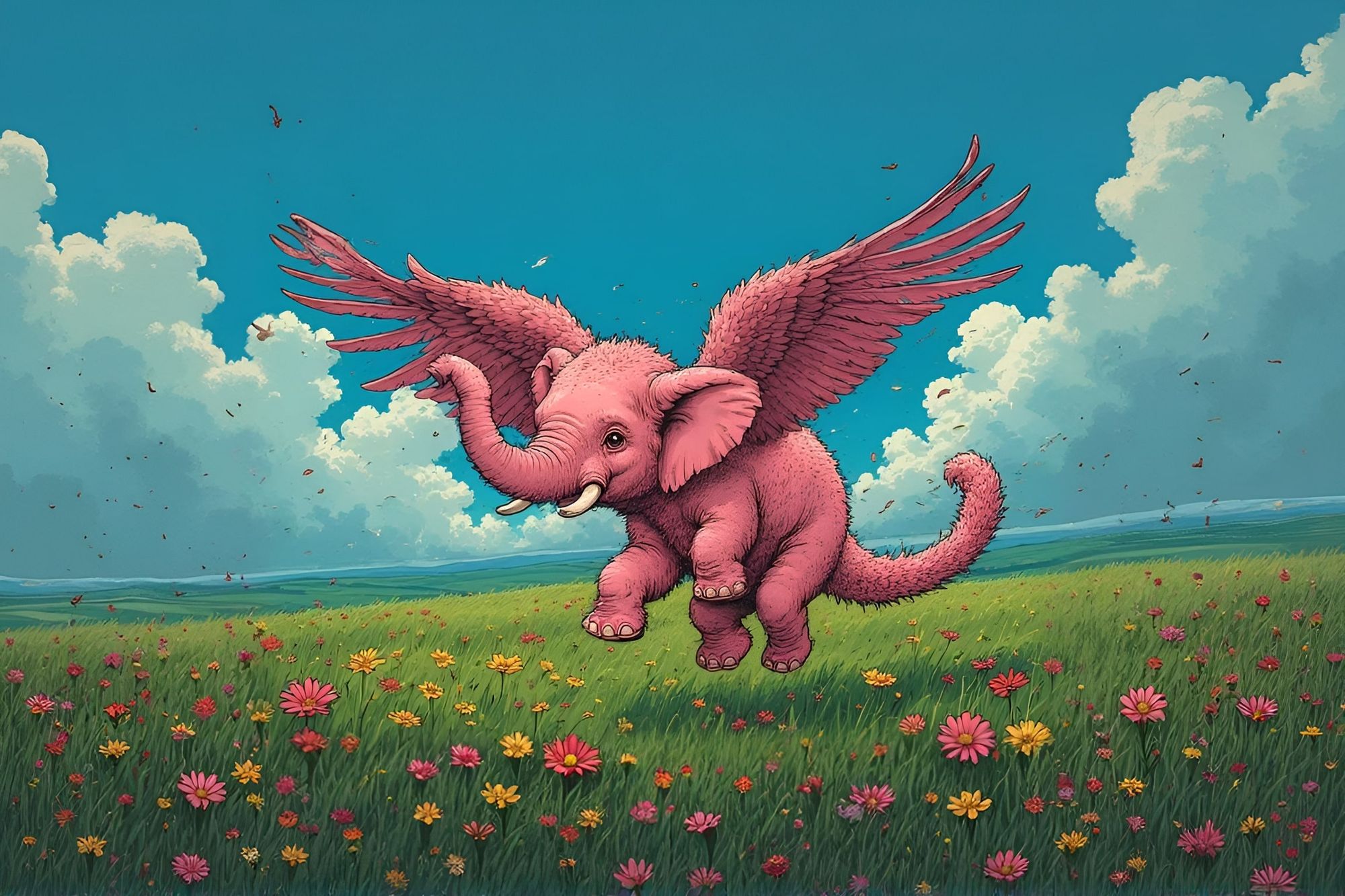 Hollyphant Illustration