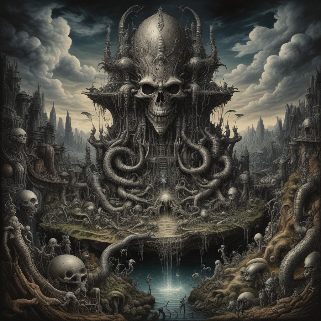 SURREAL MONSTER LANDSCAPE #1