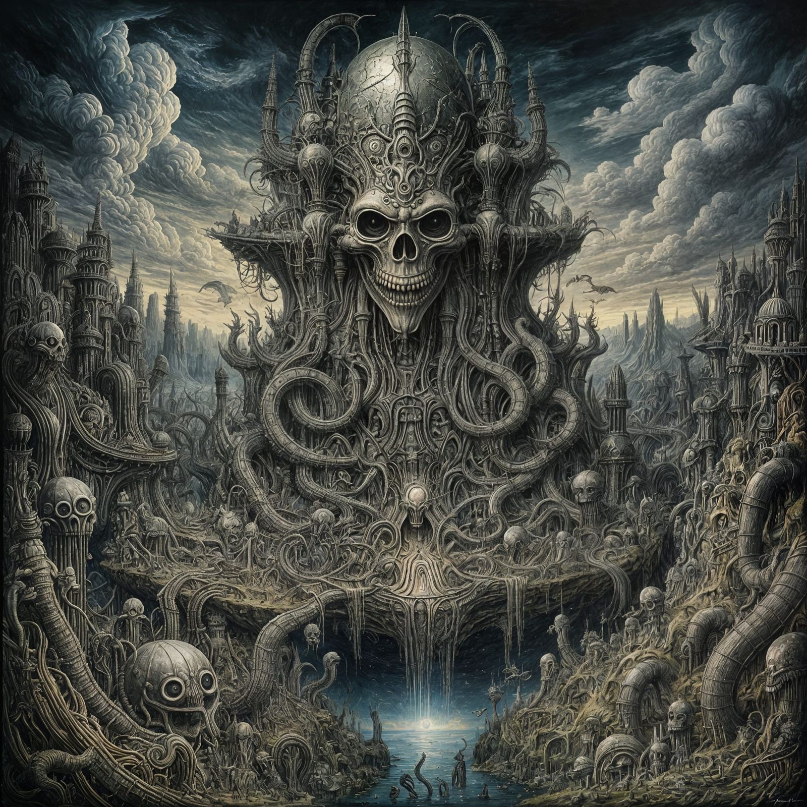 SURREAL MONSTER LANDSCAPE #1b