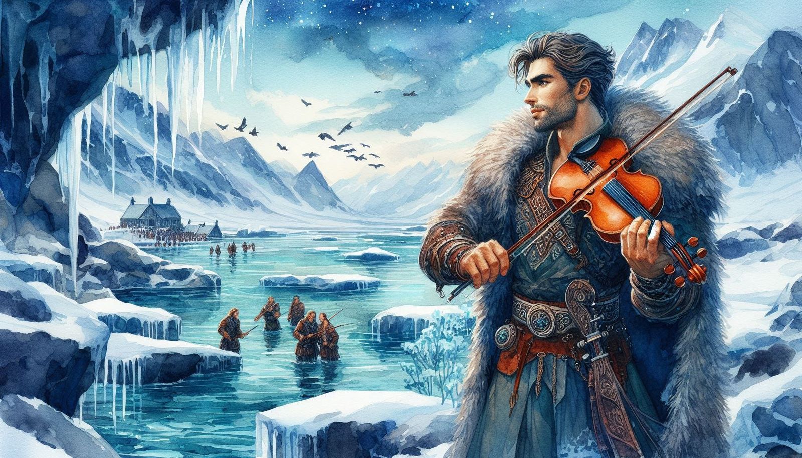 The music of the Nøkken is so sweet and intoxicating that those who hear it plunge into the icy water to search for its ...