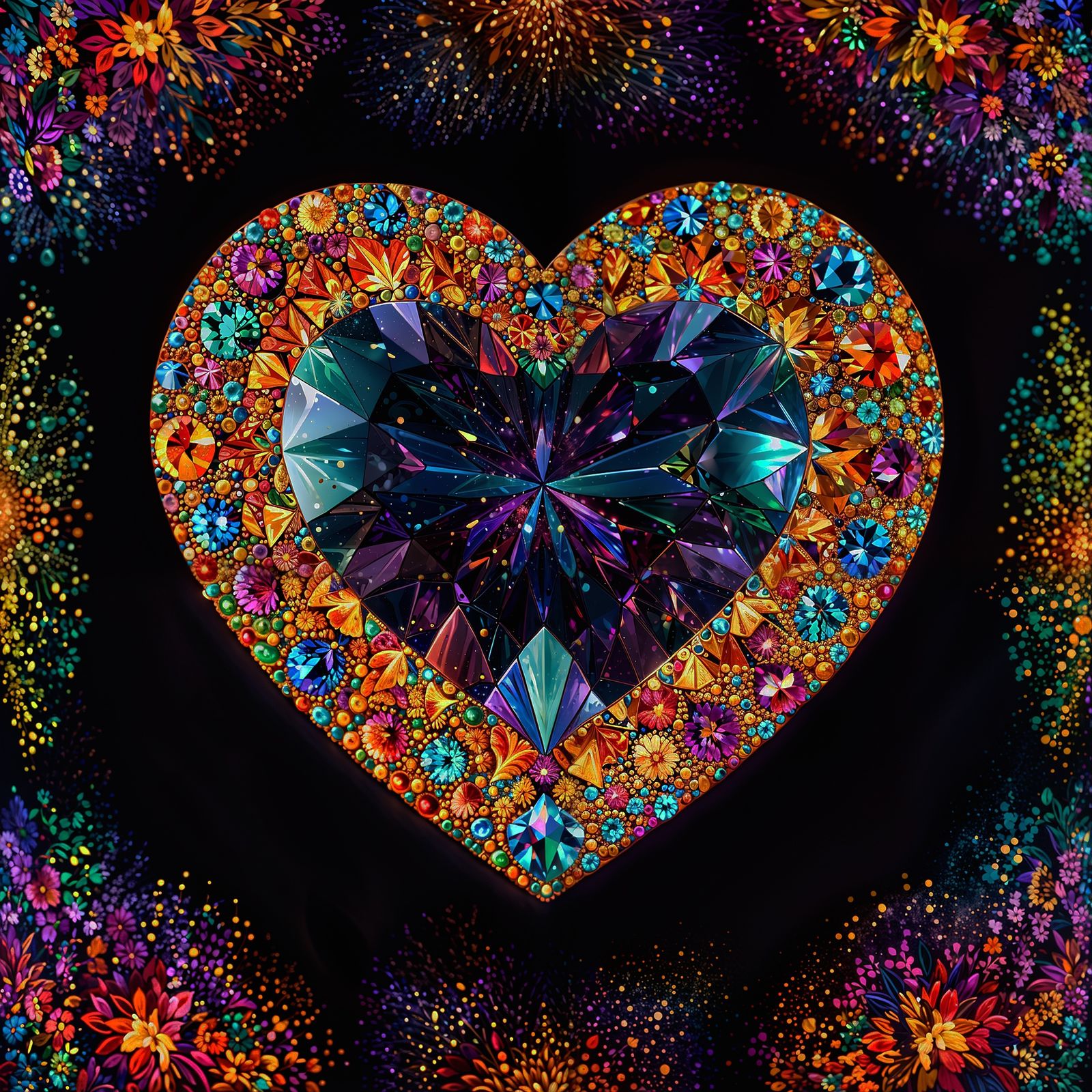 Jeweled Heart