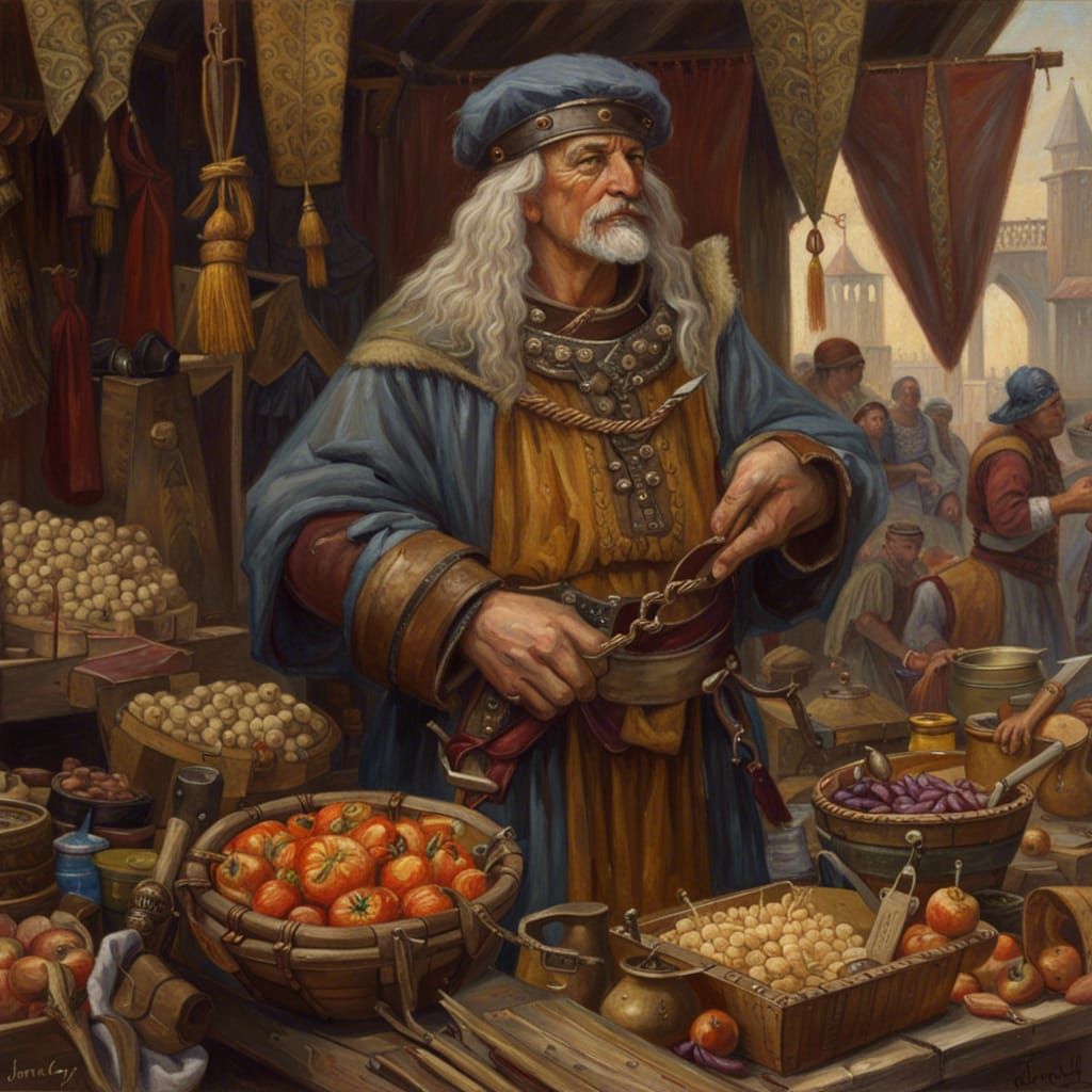 Medieval Market  by @Corif