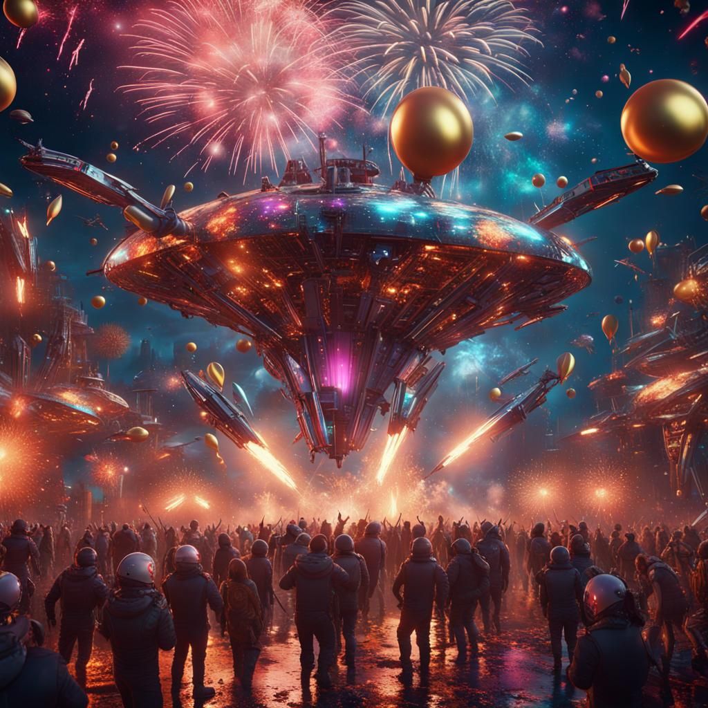 Epic New Year Party  by @AptWow