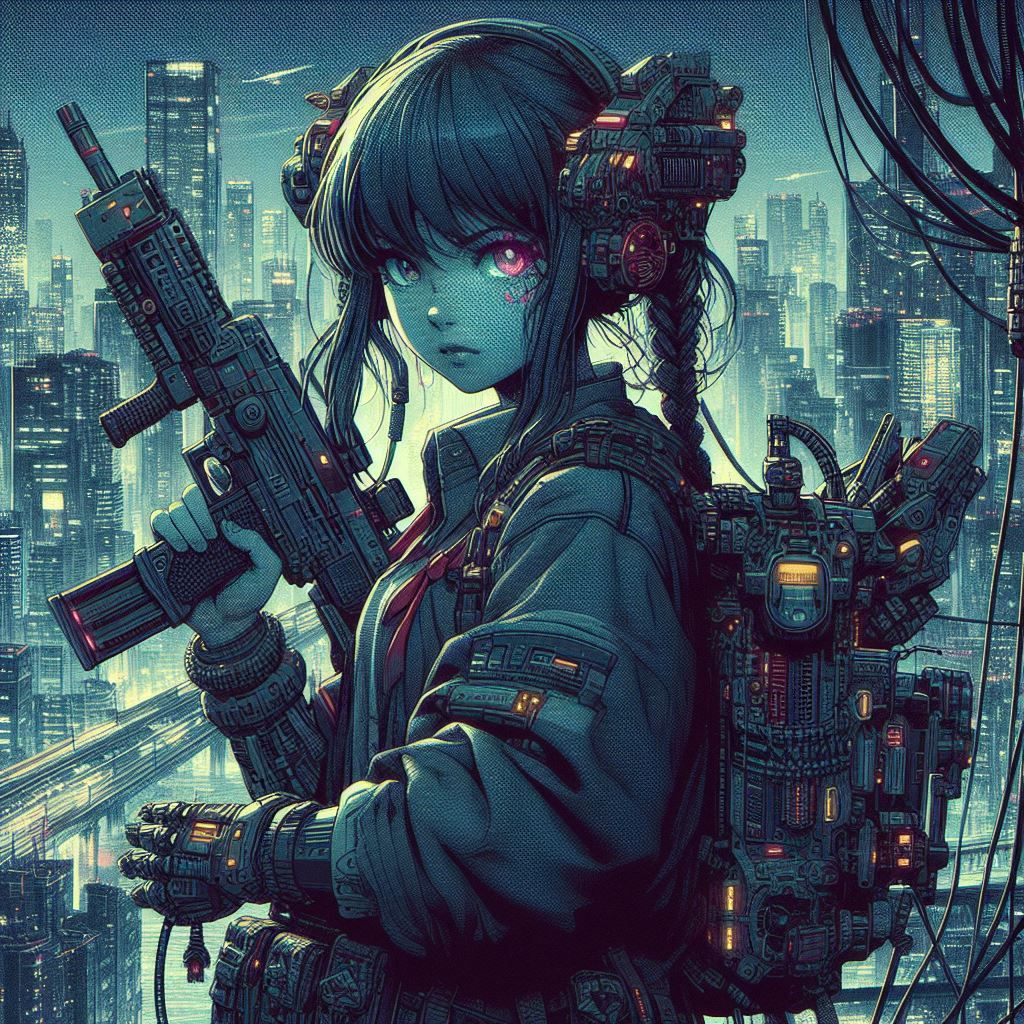 Cyberpunk Cyborg Teen