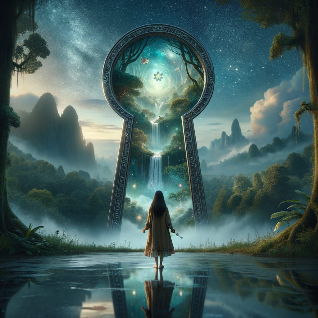 Through the Keyhole  by @undefined