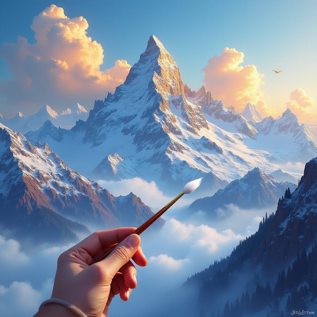 Nature’s paintbrush