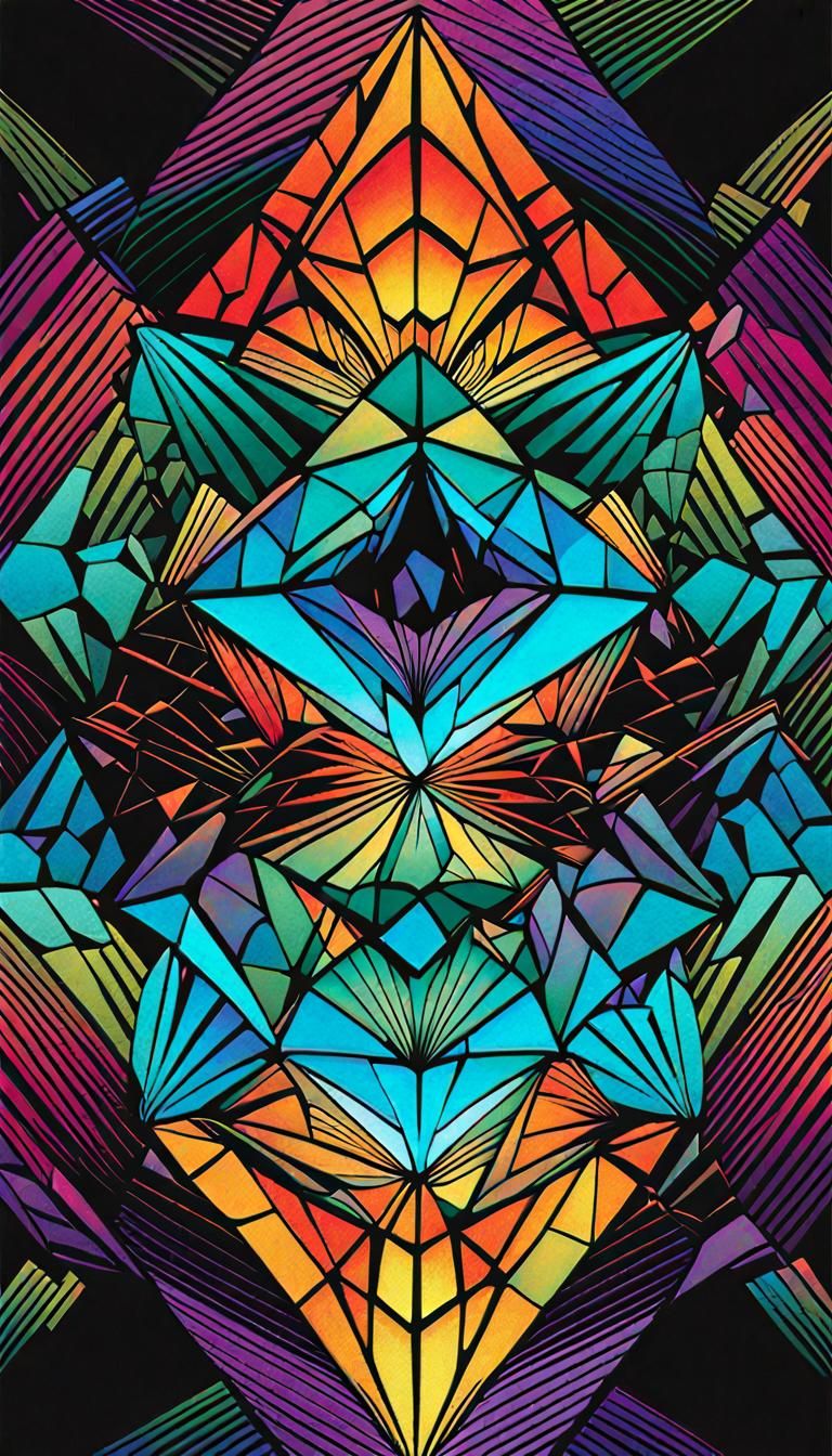 ZENTANGLE DOODLE Masterpiece
Geometric Crystal MATRIX Based
On Quartz Molecular Structure Fullest Expression of Crystalline 
Matrix Structur...